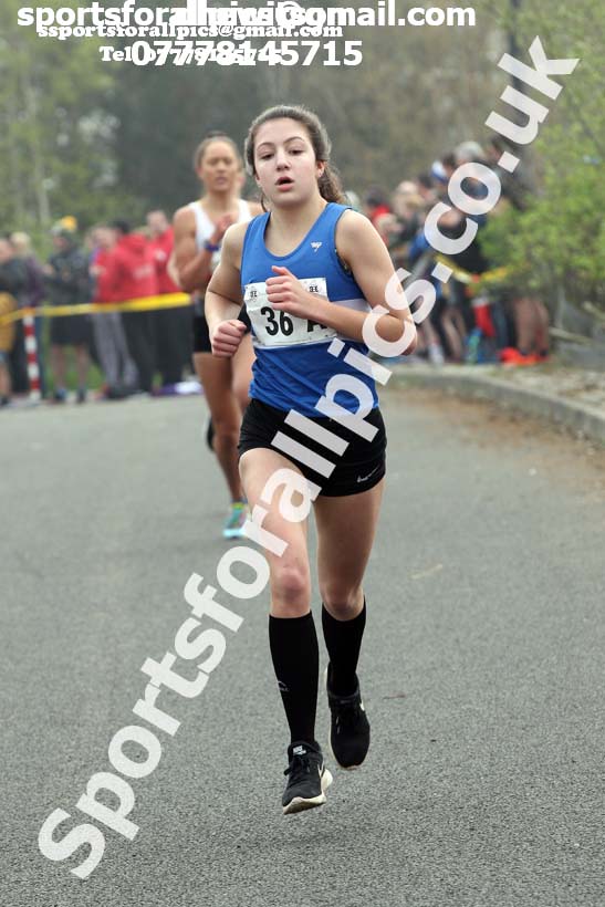 Senior womens 2019 Elswick Harirers Good Friday Road Relay, Newburn, Newcastle. Photo:  David T. Hewitson/Sports for All Pics